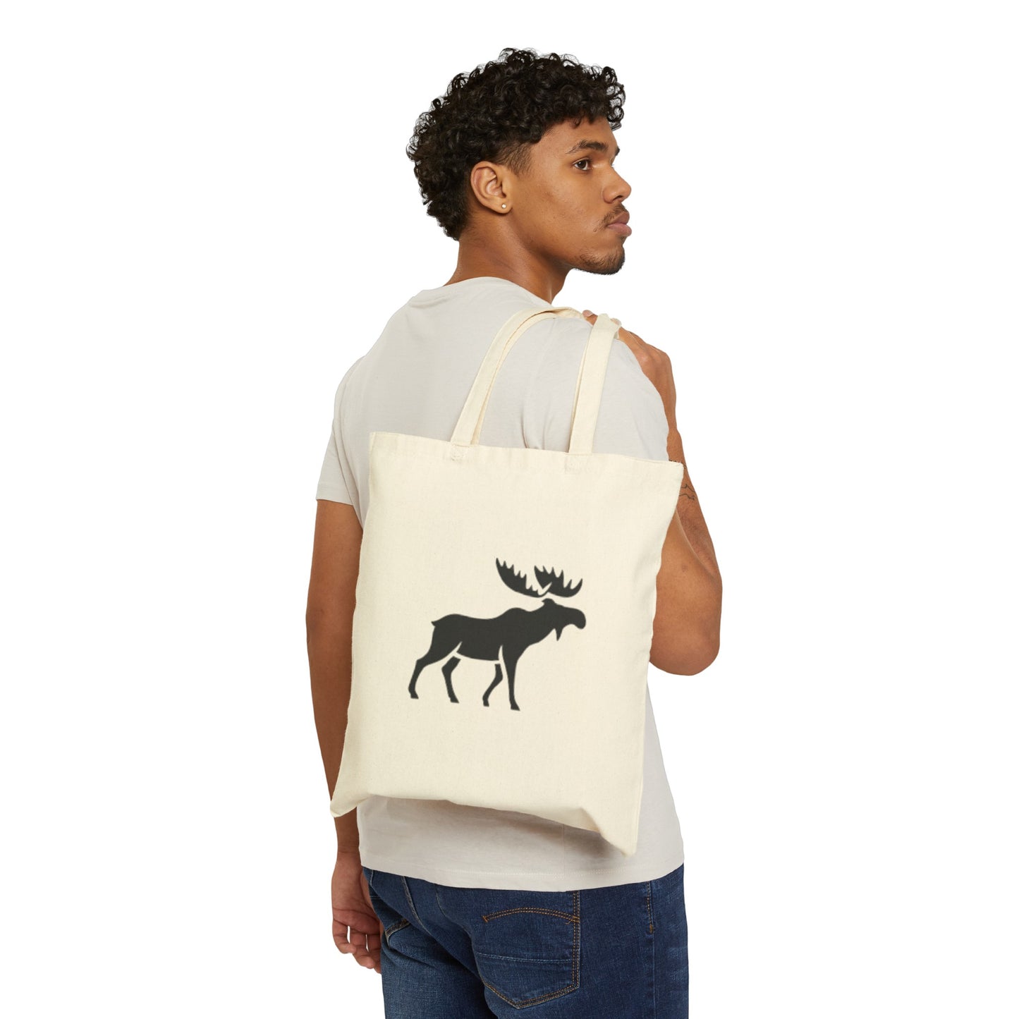 LM Signature Cotton Canvas Tote Bag