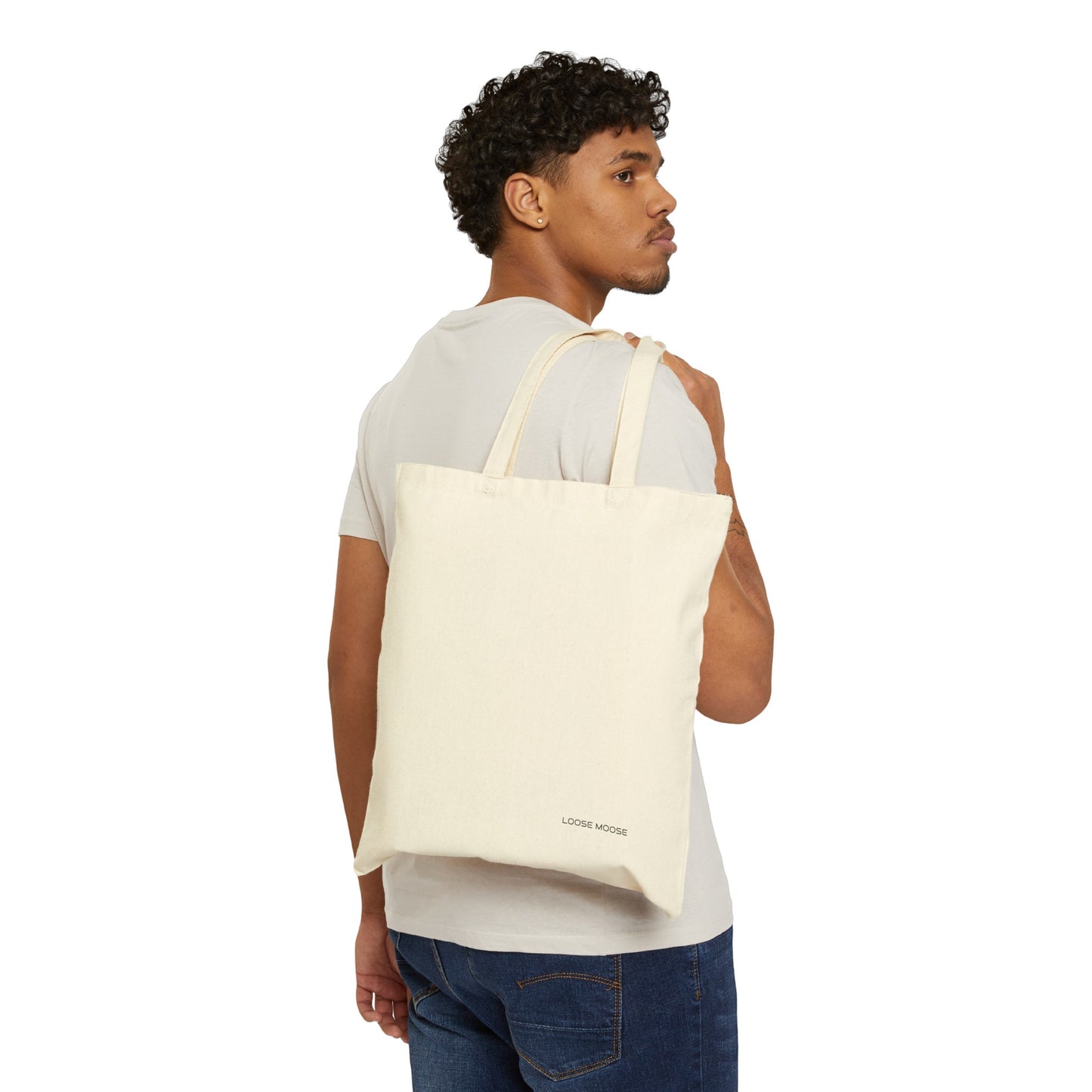 LM Signature Cotton Canvas Tote Bag