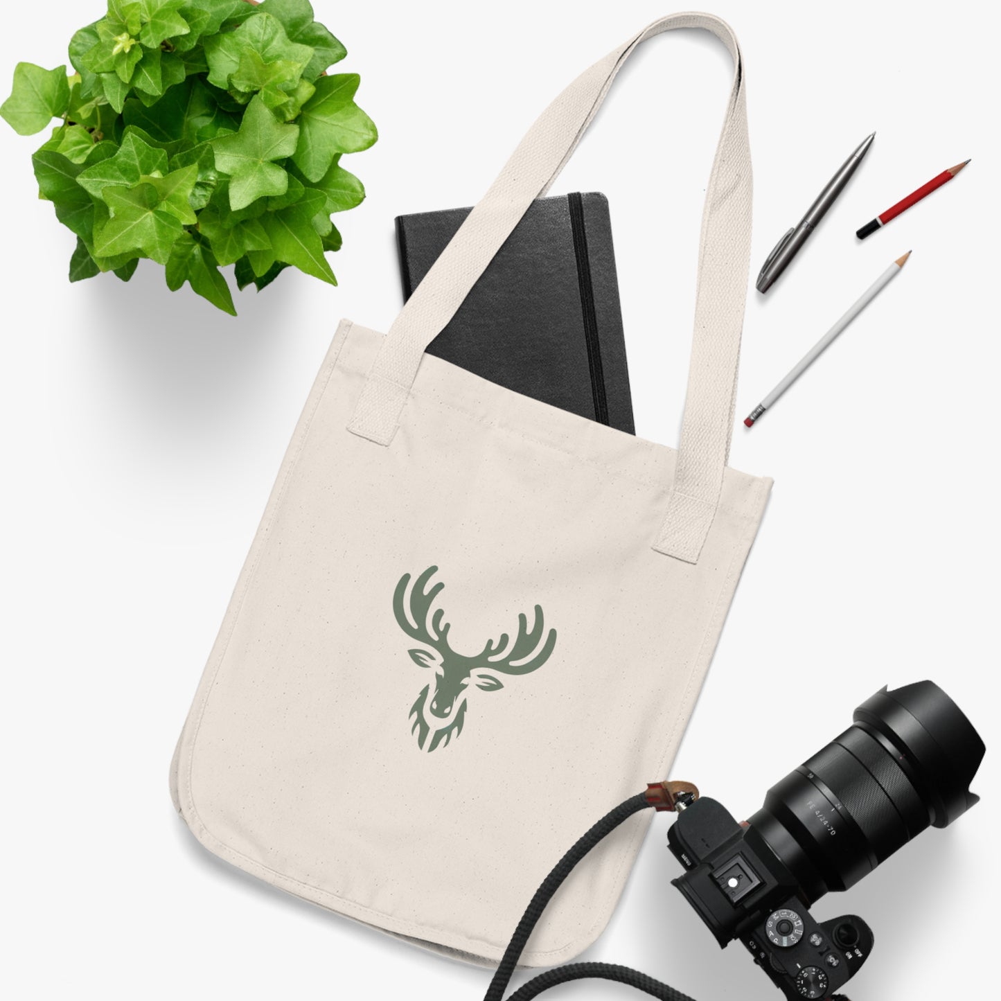 LM Signature Organic Canvas Tote Bag